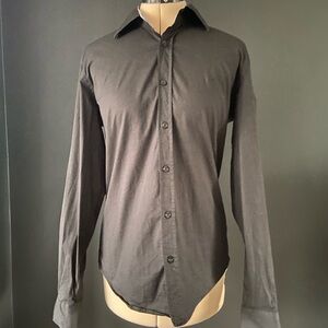 Burberry Men's Black Long Sleeve Shirt